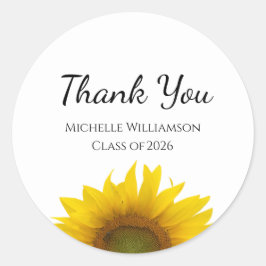 2025年度卒業サンフラワークラス ラウンドシール