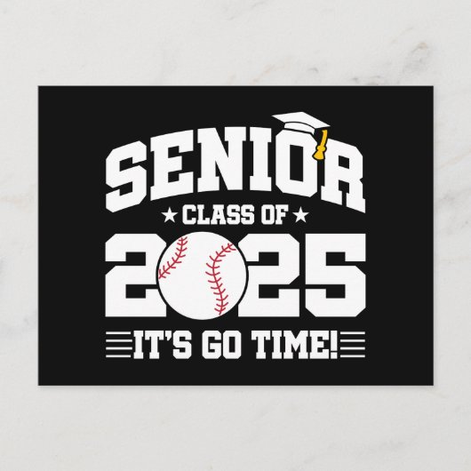 2025年度卒業シニアチーム2025年野球チームクラス ポストカード (正面)