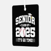 2025年度卒業シニアチーム2025年野球チームクラス メタルオーナメント (正面左)