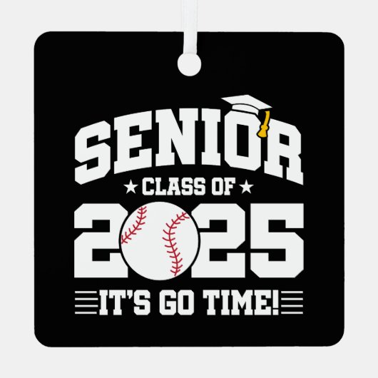 2025年度卒業シニアチーム2025年野球チームクラス メタルオーナメント (裏面)