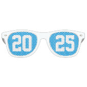 2025年度卒業パーティーブルークールバーシティ レトロサングラス (正面)