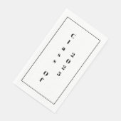 2025年度卒業パーティー白黒 ミニマル (コーナー)