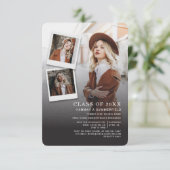 2025年度卒業写真コラージュパーティー 招待状 (スタンド正面)