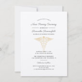 2025年度卒業写真 看護師 ピニングセレモニー 招待状 (正面)