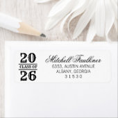 2025年度卒業差出人住所ラベル ラベル (インサイチュ)