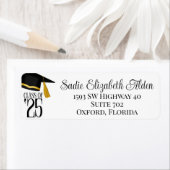 2025年度卒業差出人住所 ラベル (インサイチュ)