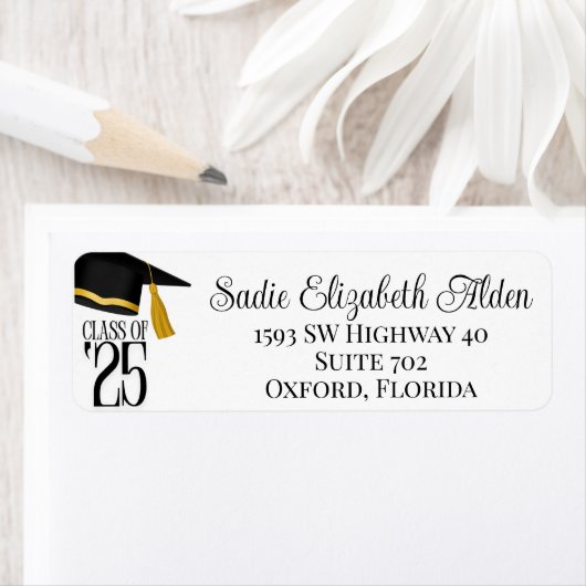 2025年度卒業差出人住所 ラベル (インサイチュ)