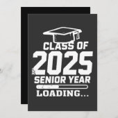 2025年度卒業年度ローディング 招待状 (正面/裏面)