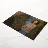 2025年度卒業式台本 卒業写真のお知らせ 箔招待状 (回転した状態)