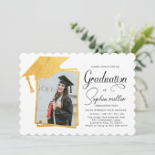 2025年度卒業式招待状 卒業のお知らせ 2025卒 招待状 (スタンド正面)