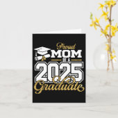 2025年度卒業生の自慢の母 シニア 2025 カード (黄色い花)