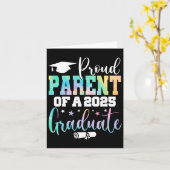 2025年度卒業生の誇りある親です カード (黄色い花)