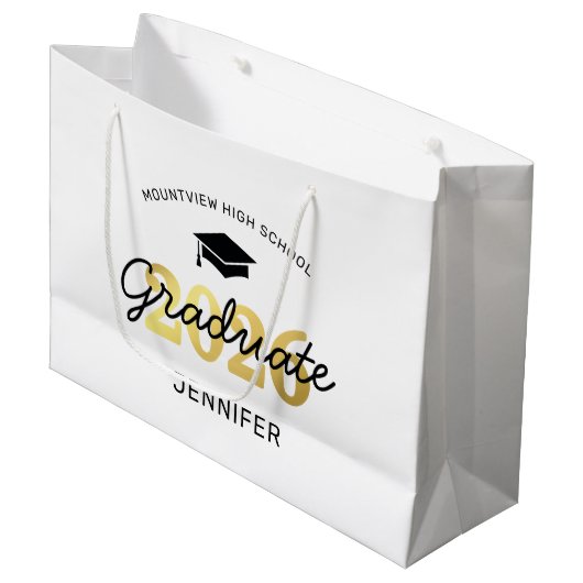 2025年度卒業生ギフト ラージペーパーバッグ (正面アングル)