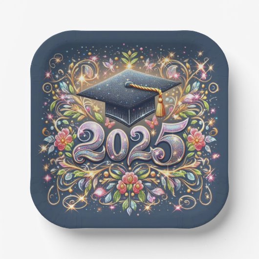 2025年度卒業生 ペーパープレート (正面)