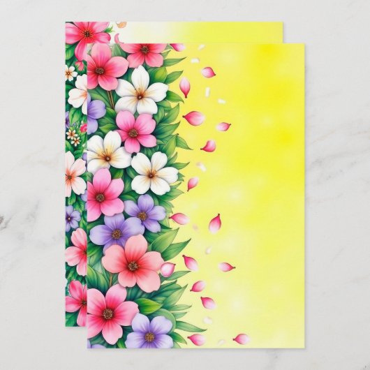 2025年度卒業生 招待状 (正面/裏面)