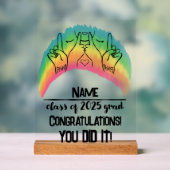 2025年度卒業生 - PAH! アクリルサイン (ニュートラル)