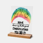 2025年度卒業生 - PAH! アクリルサイン (傾斜)