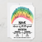 2025年度卒業生 - PAH! 招待状 (正面)