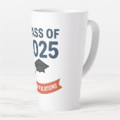 2025年度卒業祝いギフトのクラス カフェラテマグ (右アングル)