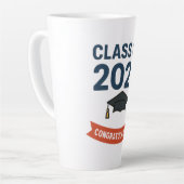 2025年度卒業祝いギフトのクラス カフェラテマグ (左アングル)