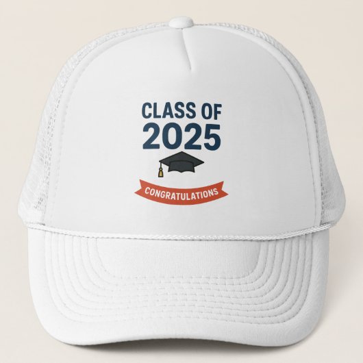 2025年度卒業祝いギフトのクラス キャップ (正面)
