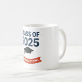 2025年度卒業祝いギフトのクラス コーヒーマグカップ (正面右)