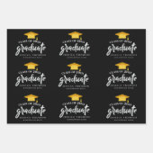 2025年度卒業祝い卒業パーティー ラッピングペーパーシート (正面2)