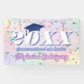 2025年度卒業紙吹雪おもしろい卒業上限 横断幕 (横)