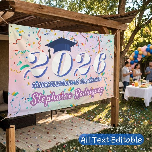 2025年度卒業紙吹雪おもしろい卒業上限 横断幕