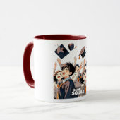 2025年度卒業組 キャップ投げマグカップ マグカップ (正面左)