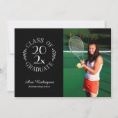 2025年度卒業2フォトブラック卒業 案内状 (正面)