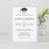 2025年度卒業「やり遂げた」写真付き卒業証 招待状 (スタンド正面)