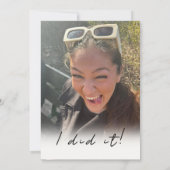 2025年度卒業「やり遂げた」写真付き卒業証 招待状 (裏面)