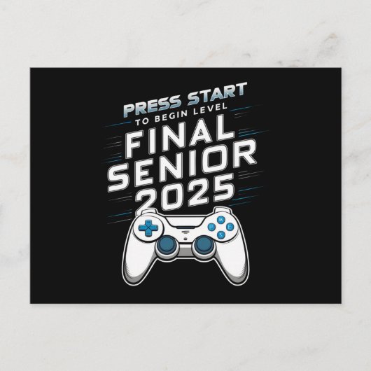 2025年度卒業 2025年卒 ゲーマー ビデオゲーム ポストカード (正面)