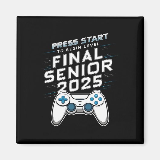 2025年度卒業 2025年卒 ゲーマー ビデオゲーム マグネット (正面)
