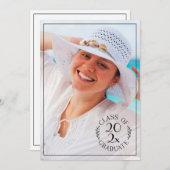 2025年度大学院写真モダンタイポグラフィ 案内状 (正面/裏面)