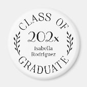 2025年度大学院名エレガントタイポグラフィ マグネット (正面)