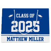 2025年度大学院名深い青白 ラージペーパーバッグ (正面)