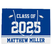 2025年度大学院名深い青白 ラージペーパーバッグ (裏面)