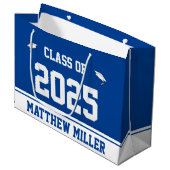 2025年度大学院名深い青白 ラージペーパーバッグ (正面アングル)