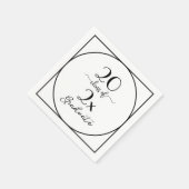 2025年度大学院白黒台本 スタンダードカクテルナプキン (角)