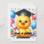 2025年度幼稚園卒業者 招待状 (正面)