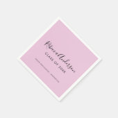 2025年度書道の卒業 スタンダードカクテルナプキン (角)