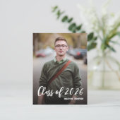 2025年度男性研究科写真メッセージのクラスカスタムの設定 案内ポストカード (スタンド正面)