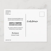 2025年度男性研究科写真メッセージのクラスカスタムの設定 案内ポストカード (裏面)