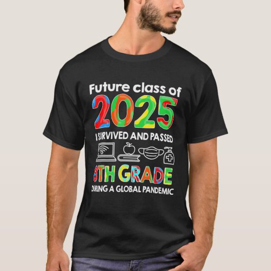 2025年度第8期卒業2021年度後期課程 Tシャツ (正面)