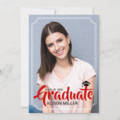 2025年度赤タイポグラフィ写真クラス 招待状 (正面)