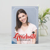 2025年度赤タイポグラフィ写真クラス 招待状 (スタンド正面)