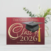 2025年度赤卒業のお知らせ 招待状 (スタンド正面)