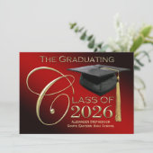 2025年度赤金ゴールド卒業発表 招待状 (スタンド正面)